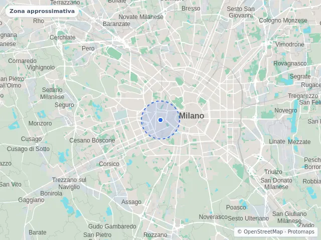 Mappa di Milano