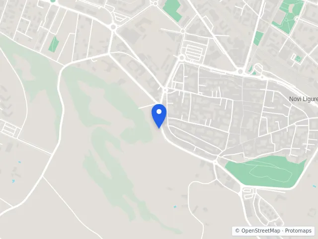 Mappa di Novi Ligure, Alessandria