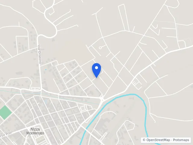 Mappa di Nizza Monferrato, Asti