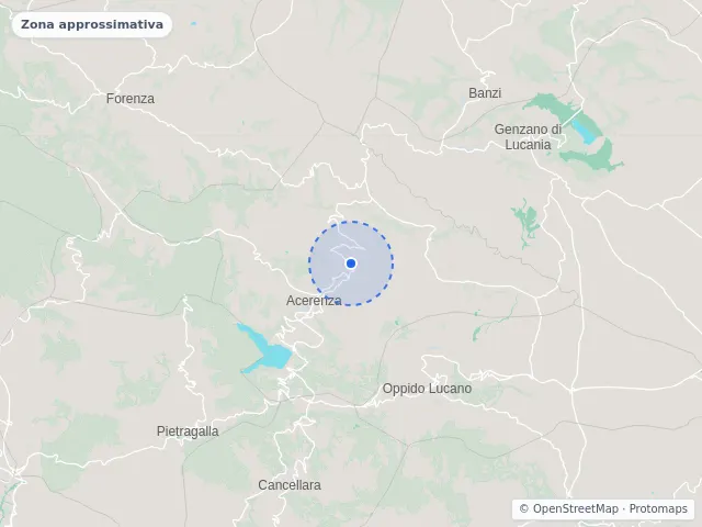 Mappa di Acerenza, Potenza