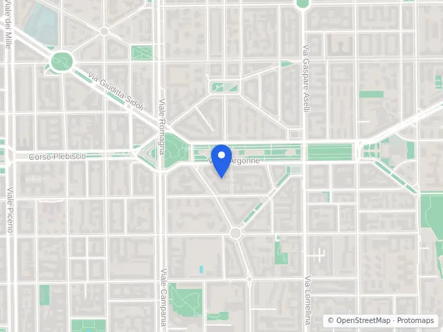 Mappa di Milano