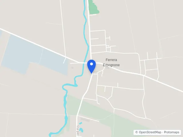 Mappa di Ferrera Erbognone, Pavia