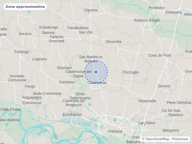 Mappa di Castelverde, Cremona