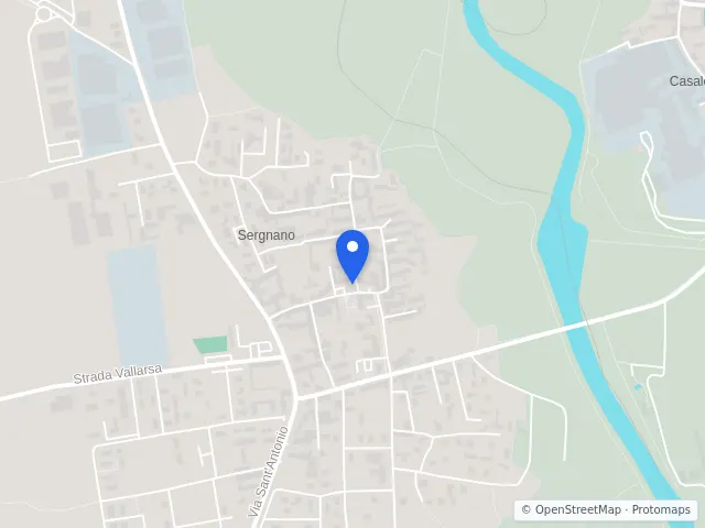 Mappa di Sergnano, Cremona
