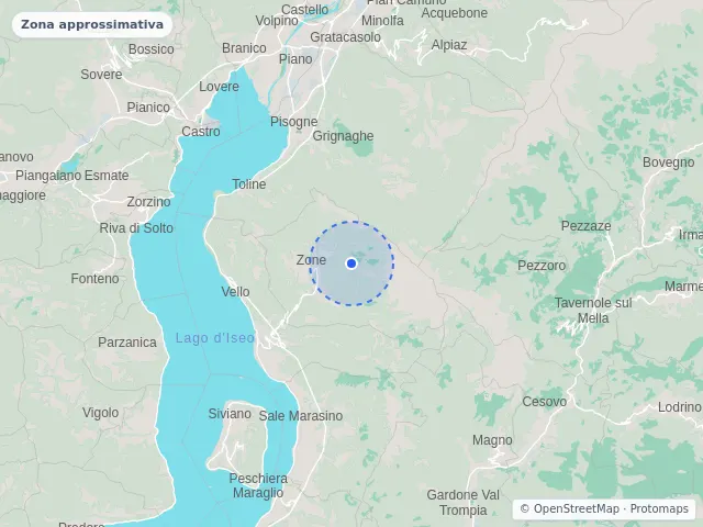 Mappa di Zone, Brescia