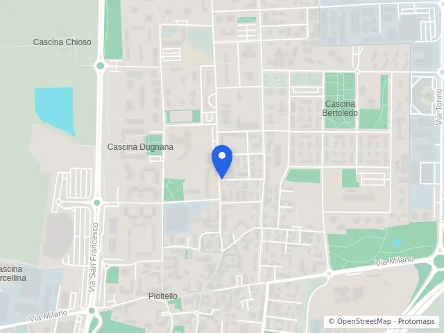 Mappa di Pioltello, Milano