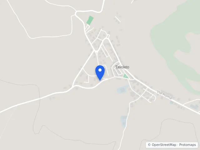 Mappa di Tavoleto, Pesaro e Urbino