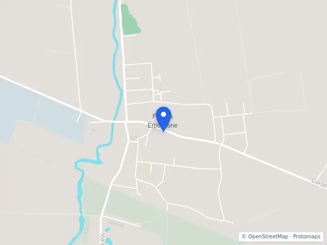 Mappa di Ferrera Erbognone, Pavia