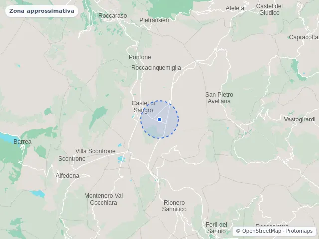 Mappa di Castel di Sangro, L'Aquila