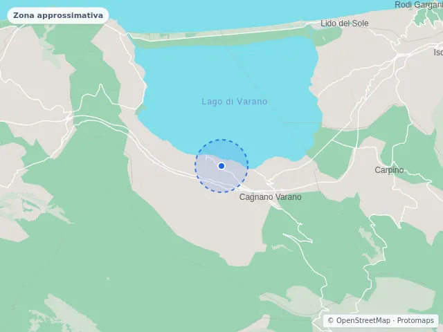 Mappa di Cagnano Varano, Foggia