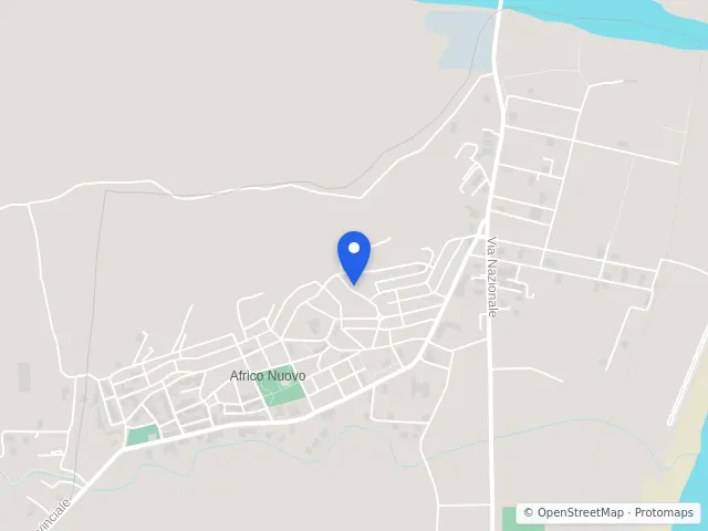 Mappa di Africo, Reggio di Calabria