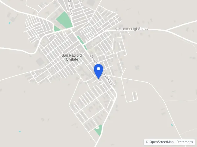 Mappa di San Paolo di Civitate, Foggia