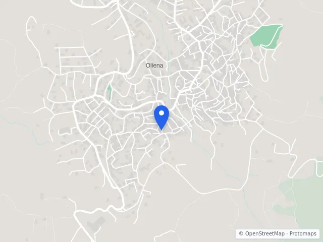 Mappa di Oliena, Nuoro