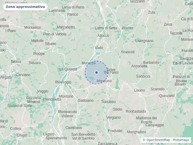 Mappa di Monzuno, Bologna