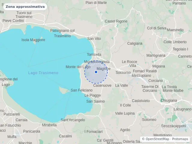 Mappa di Magione, Perugia