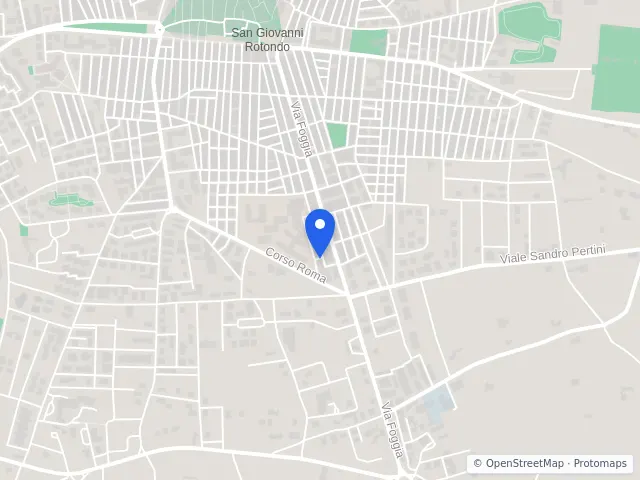 Mappa di San Giovanni Rotondo, Foggia