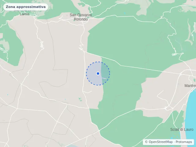 Mappa di San Giovanni Rotondo, Foggia
