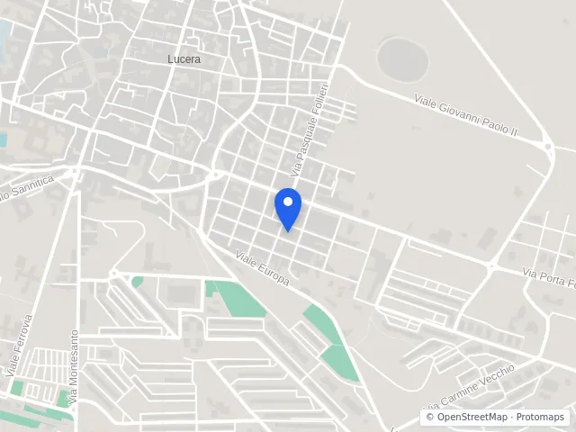Mappa di Rodi Garganico, Foggia
