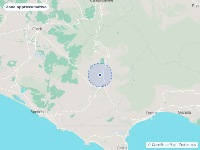 Mappa di Itri, Latina