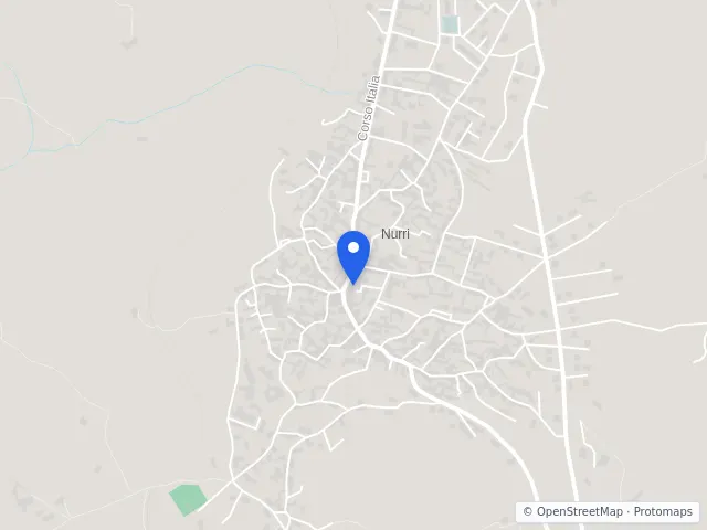 Mappa di Nurri, Sud Sardegna