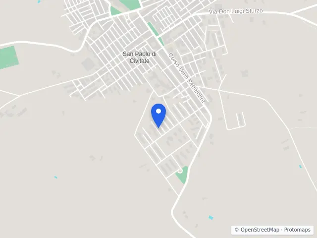Mappa di San Paolo di Civitate, Foggia
