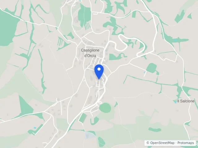 Mappa di Castiglione d'Orcia, Siena