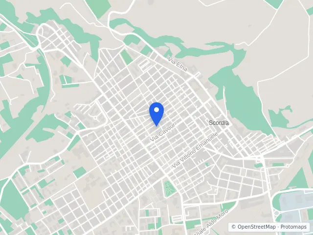 Mappa di Scordia, Catania