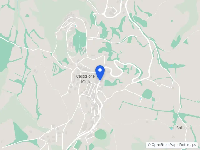 Mappa di Castiglione d'Orcia, Siena