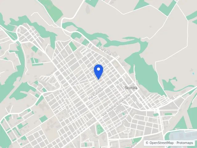 Mappa di Scordia, Catania