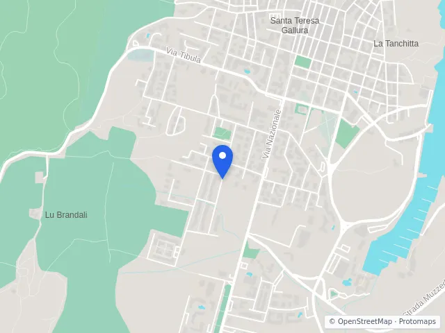 Mappa di Santa Teresa Gallura, Sassari