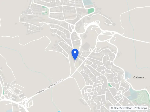 Mappa di Catanzaro
