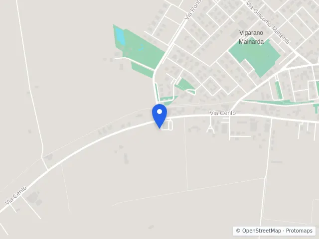 Mappa di Vigarano Mainarda, Ferrara