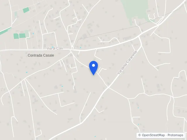 Mappa di Velletri, Roma