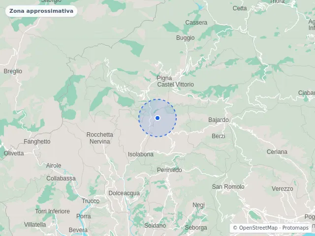Mappa di Apricale, Imperia