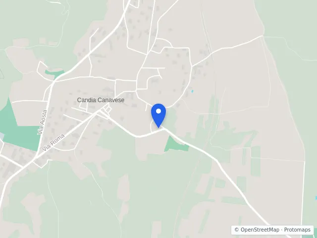 Mappa di Candia Canavese, Torino