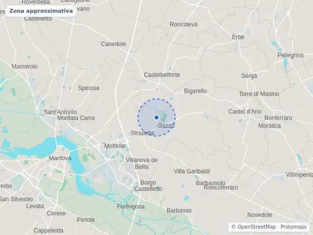 Mappa di San Giorgio Bigarello, Mantova