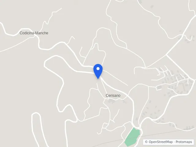 Mappa di Cerisano, Cosenza