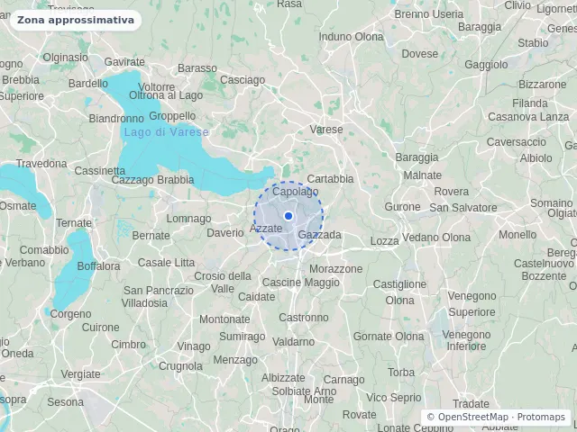 Mappa di Buguggiate, Varese