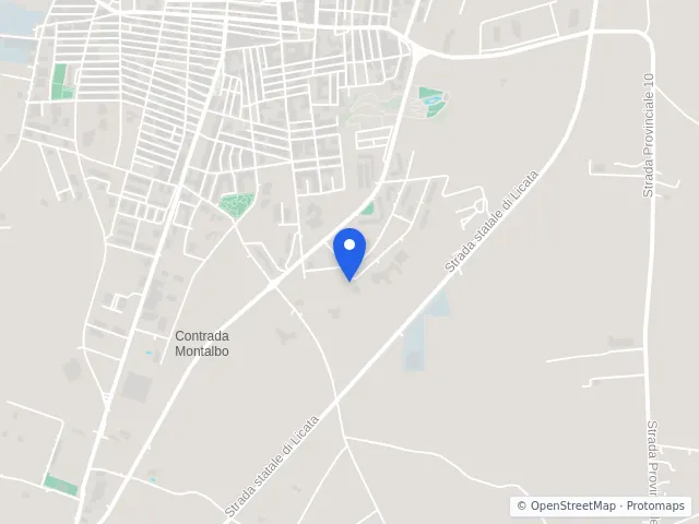 Mappa di Campobello di Licata, Agrigento