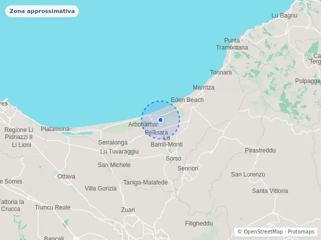 Mappa di Sorso, Sassari