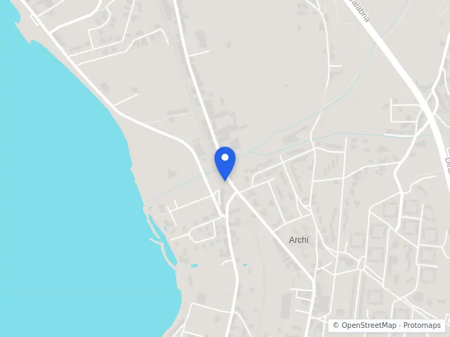 Mappa di Reggio di Calabria