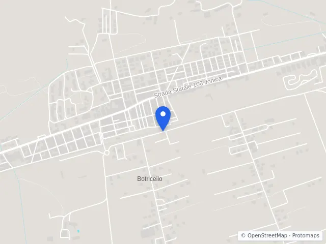 Mappa di Botricello, Catanzaro