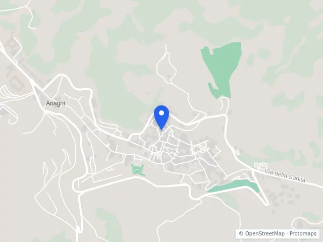 Mappa di Anagni, Frosinone