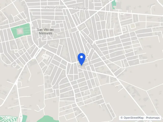 Mappa di San Vito dei Normanni, Brindisi