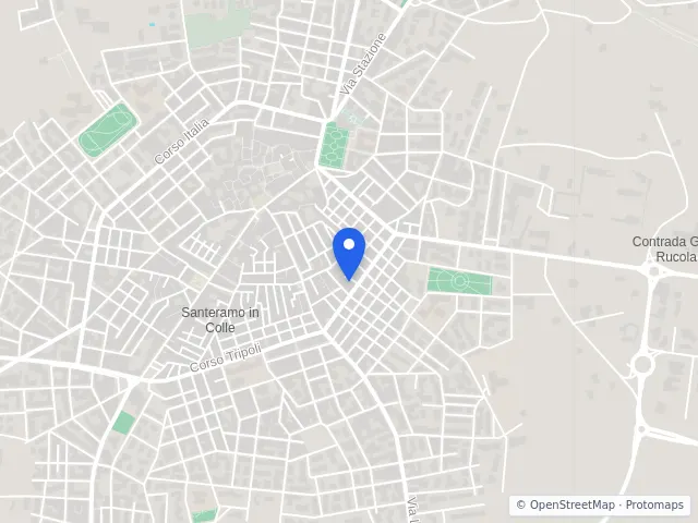 Mappa di Santeramo in Colle, Bari