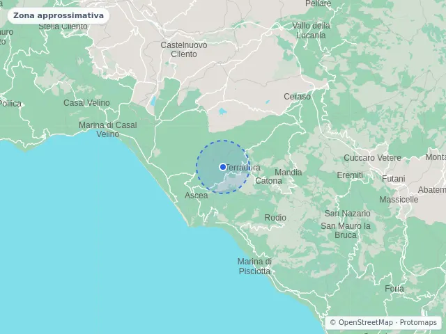 Mappa di Ascea, Salerno