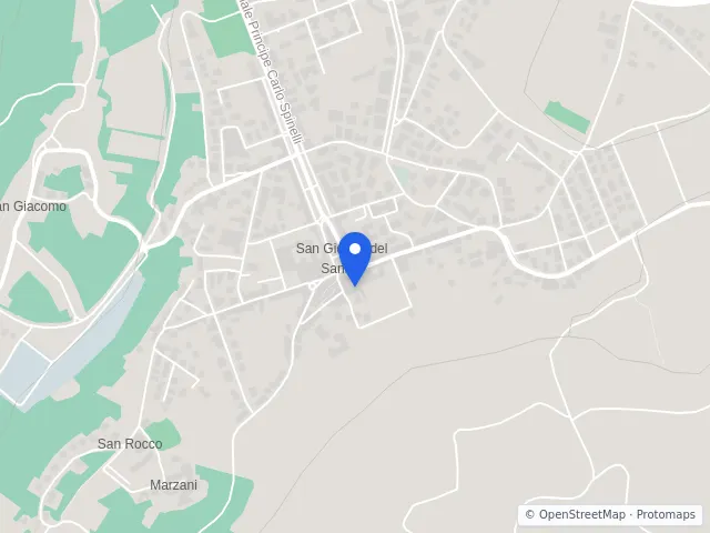 Mappa di San Giorgio del Sannio, Benevento