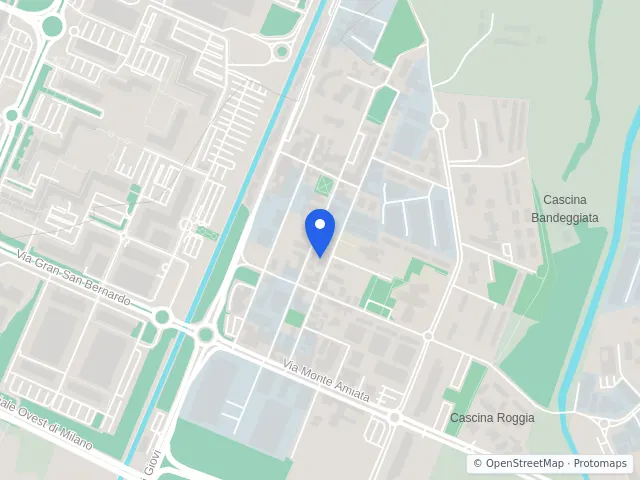 Mappa di Rozzano, Milano