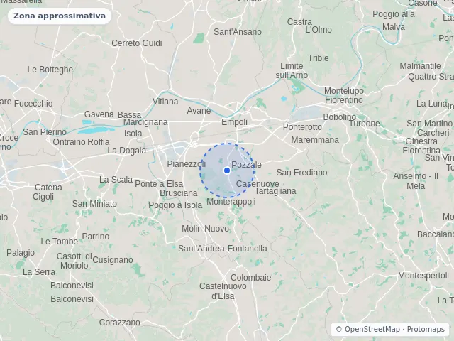 Mappa di Empoli, Firenze