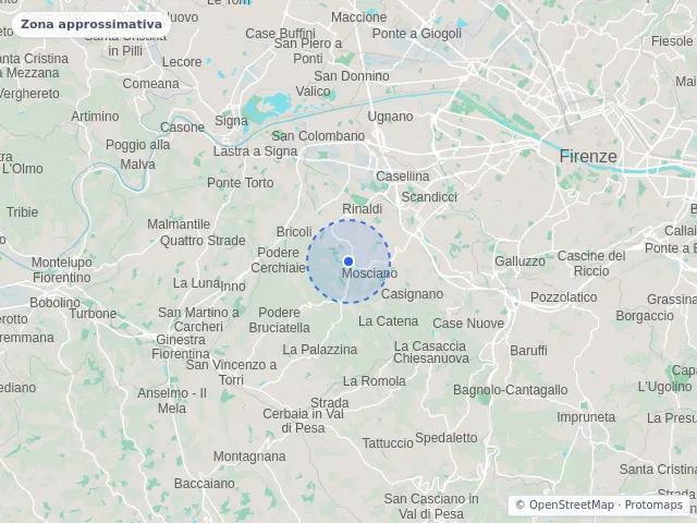 Mappa di Scandicci, Firenze
